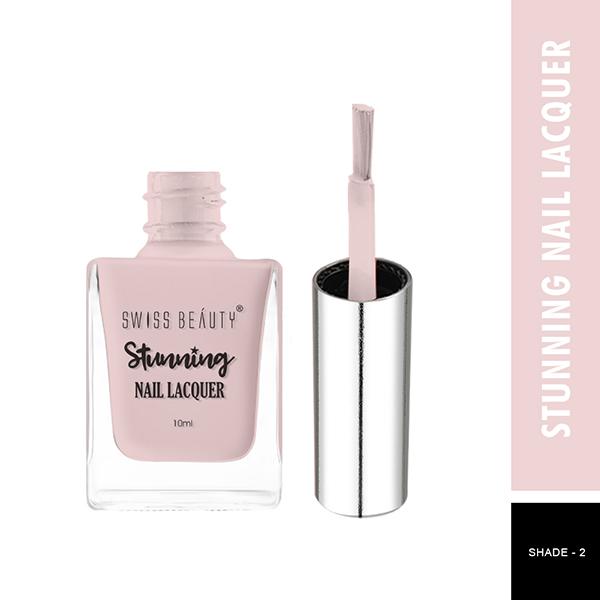 Swiss Beauty Stunning Nail Polish - (Shade-02) 10 ml - Nail Polish