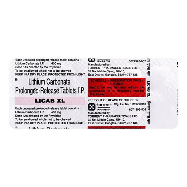 Netmeds | Licab XL 400mg Tablet 10'S