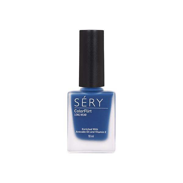 Sery Color Flirt Nail Paint Matte, Blue Fly 10 ml - Nail Polish