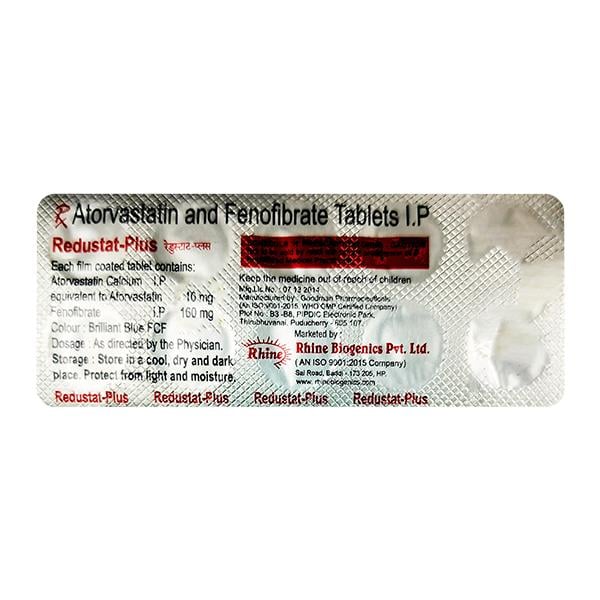 REDUSTAT PLUS 10mg Tablet 10's - High Cholesterol-Dys