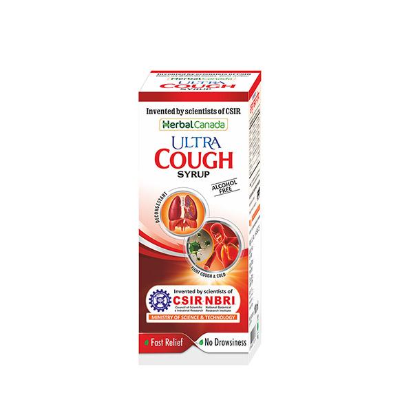 Herbal Canada Ultra Cough Syrup 200 ml - Cough & Cold (Ayush)
