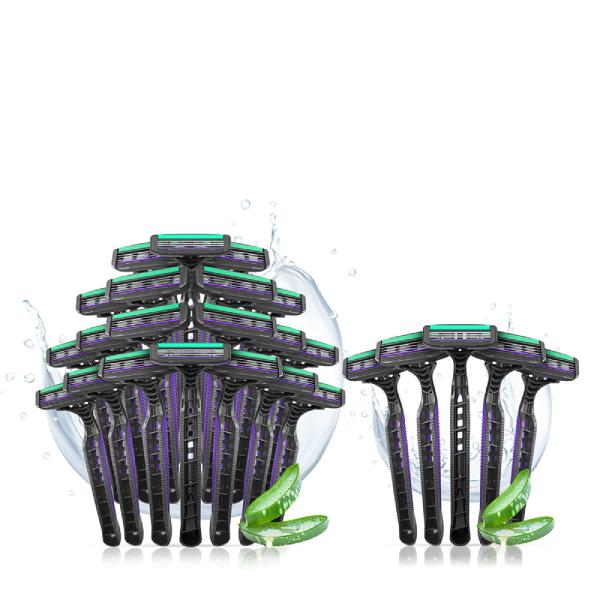 Netmeds | LetsShave Pro 3 Plus Disposable Razor - Men (Pack of 25)