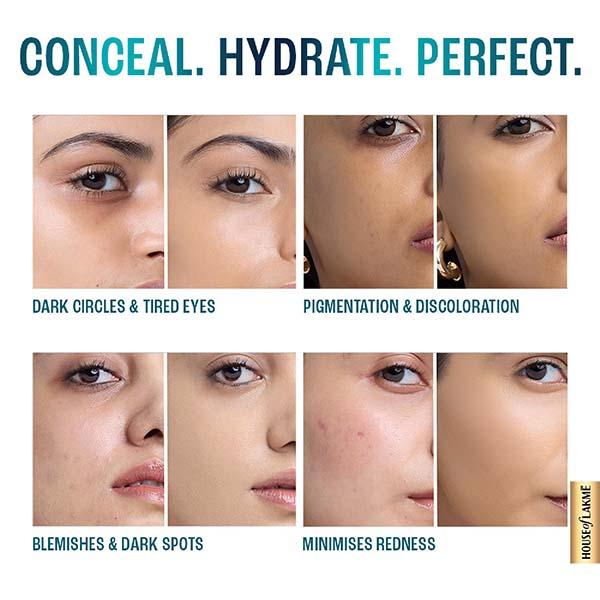 Lakme 9to5 Hya Matte Liquid Concealer Nude 2 ml - Concealer