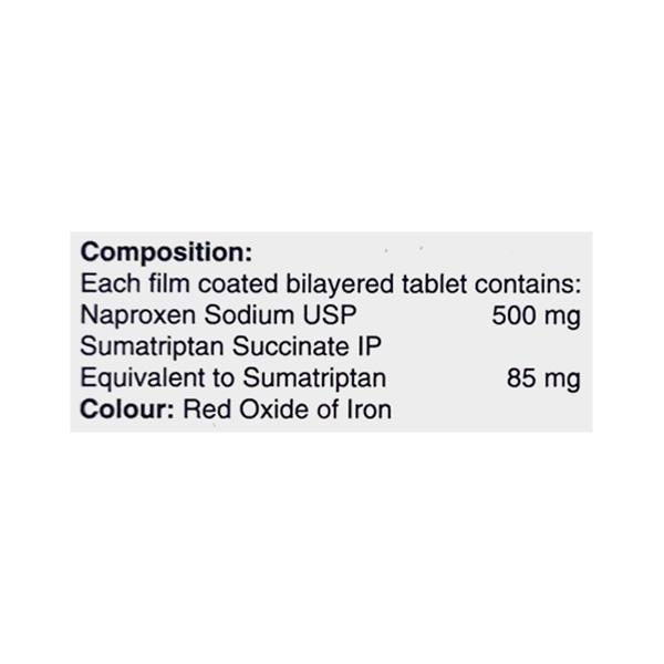 NAXPESURE S Tablet 2's - Migraine