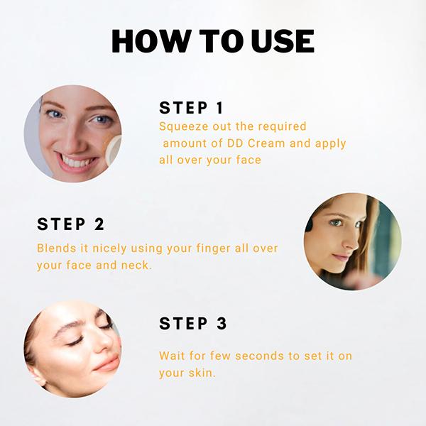 Aegte Organics Skin Corrector DD Cream (BB+CC) Broad Spectrum SPF 25++ (Medium) 30 gm - Foundation