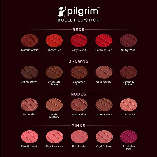 Pilgrim Bullet Lipstick Forbidden Pink 4.2 g - Lipsticks