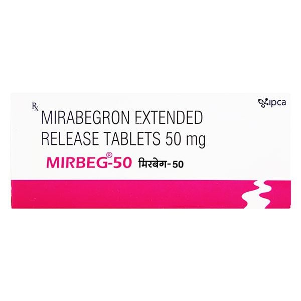 Netmeds | Mirbeg 50mg Tablet 10'S