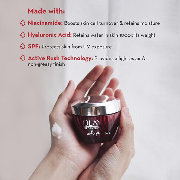 Olay Regenerist Whip UV 50ml and Luminous tone perfecting Hydrating Essence 30ml 2's - Face Moisturizers
