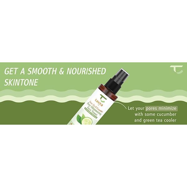Tasya Green Tea & Cucumber Pore Minimizing Face Toner 120 ml - Face Mists