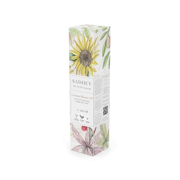 Sadhev- Coconut Shower Oil 200 ml - Shower Gels & Body Wash