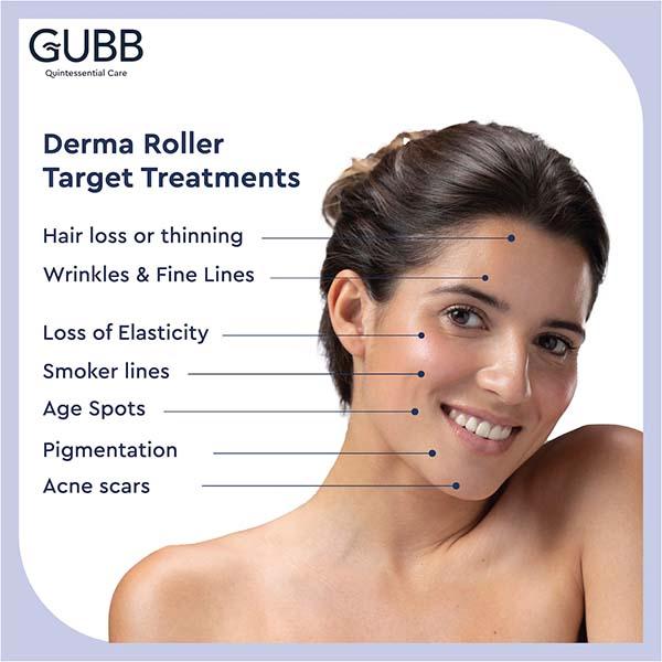 Gubb Derma Roller 540 Needles 0.5 mm 1's - Derma Rollers