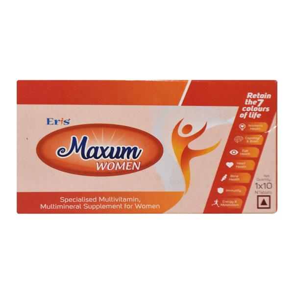 MAXUM WOMEN Tablet 10's - Supplements-Vam