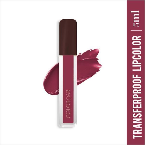 Colorbar PowerKiss Vegan Matte Lipcolor Transferproof Long-Lasting Hydrating- Mon Cheri -017 5ml - Liquid Lipsticks