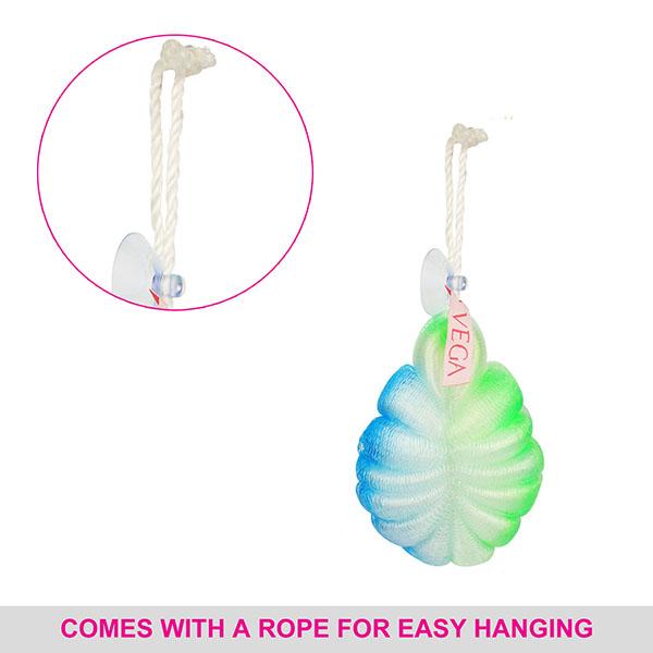 Vega Flower Sponge (BA - 3/3) 76 gm - Loofahs & Sponges