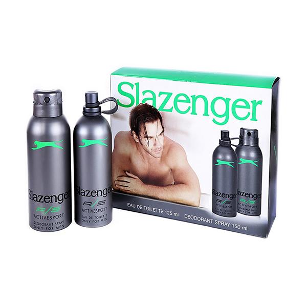 Slazenger Gift Set Green For Men 275 ml - Men Perfumes (Edt/Edp)