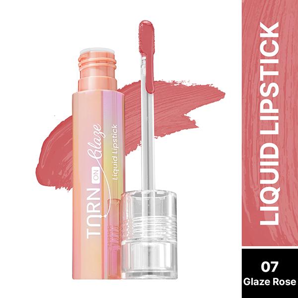 Netmeds | Swiss Beauty Select Turn On Glaze Liquid Lipstick, Vinyl-Like-Shine Glaze Rose 3 ml