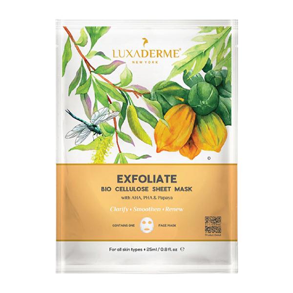Luxa Derme Exfoliate Bio Cellulose Sheet Mask 25 ml