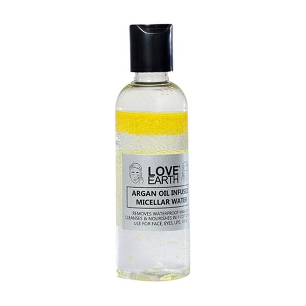 Love Earth Argan Oil-Infused Micellar Water Makeup & Pollutant Remover 100 ml - Make Up Removers