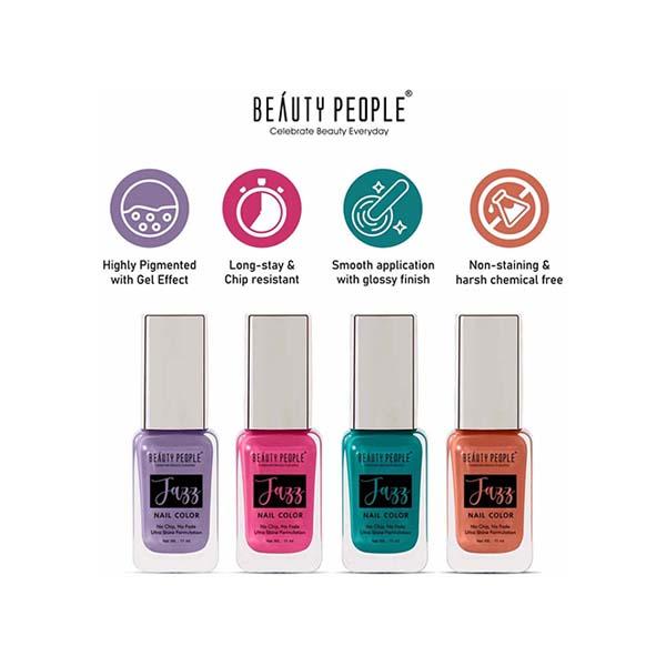 Beauty People Jazz Nail Color 1092 Pearl Glitter 11 ml - Nail Polish
