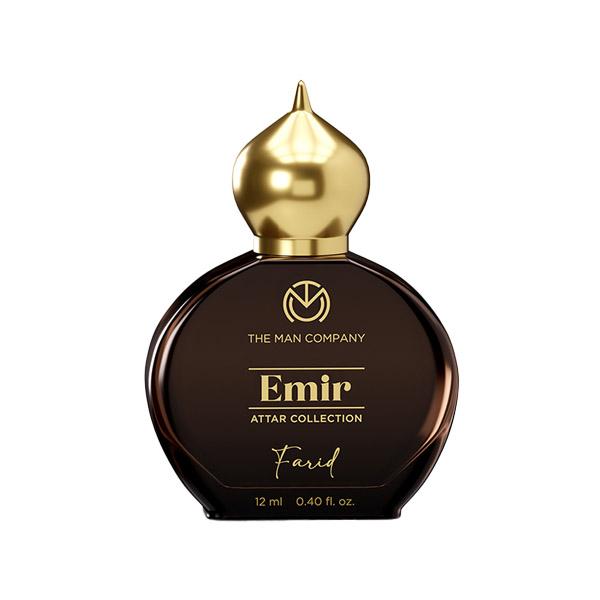The Man Company 100% Alcohol-Free Attar Perfume for Men Farid Emir Collection 12 ml - Men Perfumes (Edt/Edp)