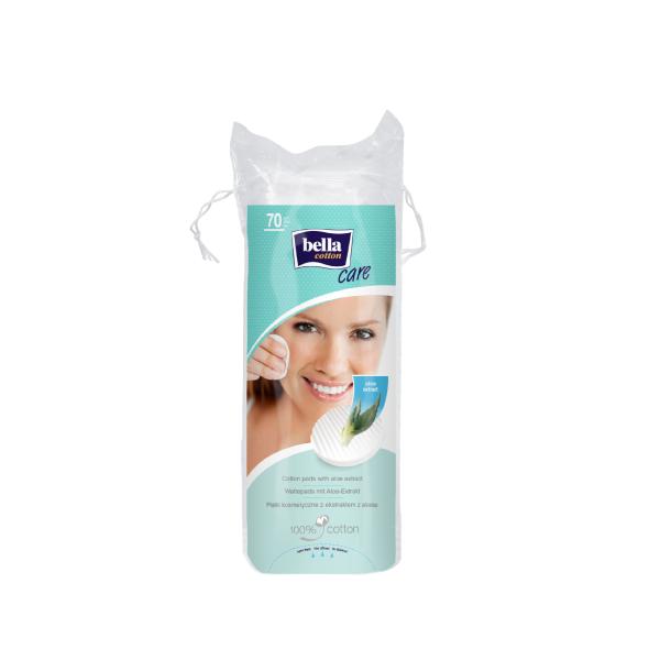 Netmeds | Bella Cotton Pads Round with Aloe extract 70's