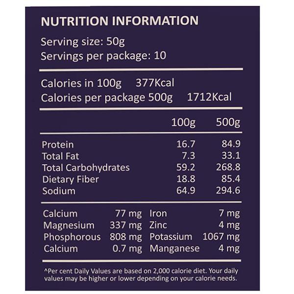 Nourish You Tricolor Quinoa Seeds 500 gm - Nutritional Bars