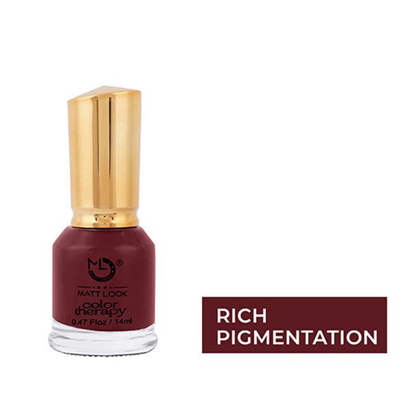 Matt Look Nails Makeup Colour Therapy Nail Polish, Shade No - 19 14 ml - Nail Polish