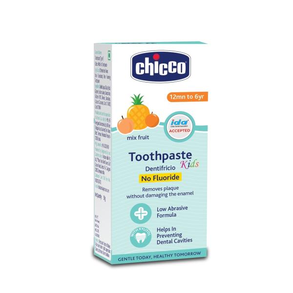 Netmeds | Chicco Kids Dentifrico No Fluride Toothpaste Mix Fruit Flavour 50 g