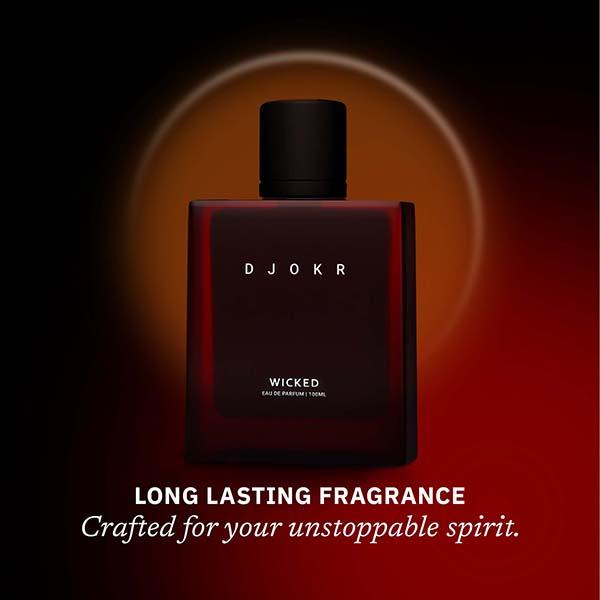 Djokr Wicked Perfume For Men - Eau De Parfum, Premium Luxury Long Lasting Fragrance Spray 100 ml - Men Perfumes (Edt/Edp)