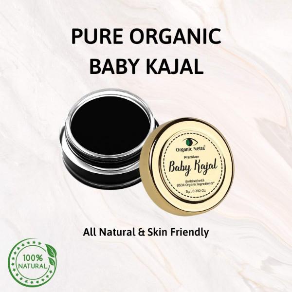 Organic Netra Premium Baby Kajal 8 gm - Baby Grooming