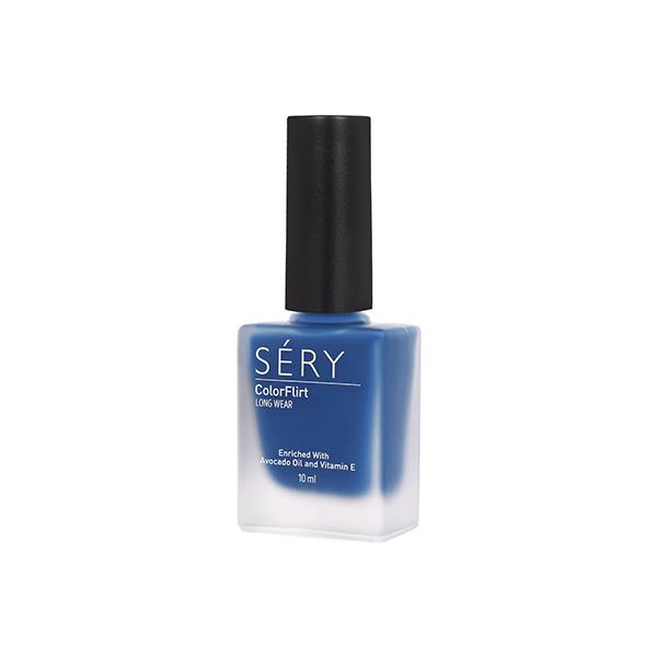Sery Color Flirt Nail Paint Matte, Blue Fly 10 ml - Nail Polish