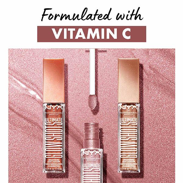Nyx Professional Makeup Ultimate Glow Shots Liquid Eyeshadow - Twisted Tangerine 7.5 ml - Eyeshadow, Bases & Primers