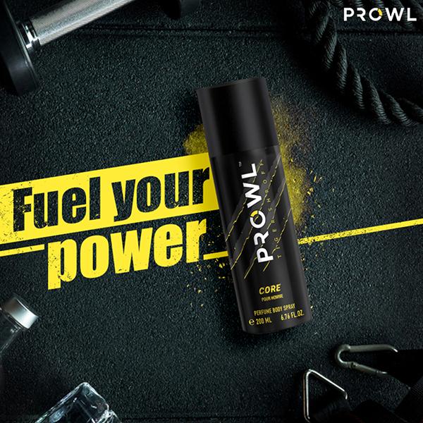 Prowl By Tiger Shroff, Deodorant Perfume Body Spray - Core 200 ml - Men Deodorants/Roll-Ons