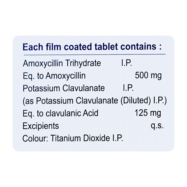DOO CLAV 625mg Tablet 6's - Bacterial Infections-Pen