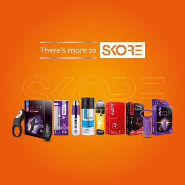 Skore 1500+ Raised Dots Condoms - Orange 10's - Plain/Flavoured Condoms