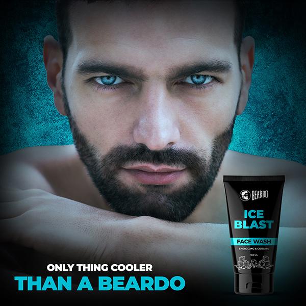 Beardo Energizing & Cooling Face Wash - Ice Blast 100 ml - Face Washes