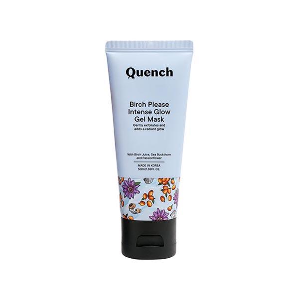 Quench Botanics Salicylic Acid Glow Night Cream (Gel Mask) with Birch Juice To Boost Skin 50 ml - Masks & Peels