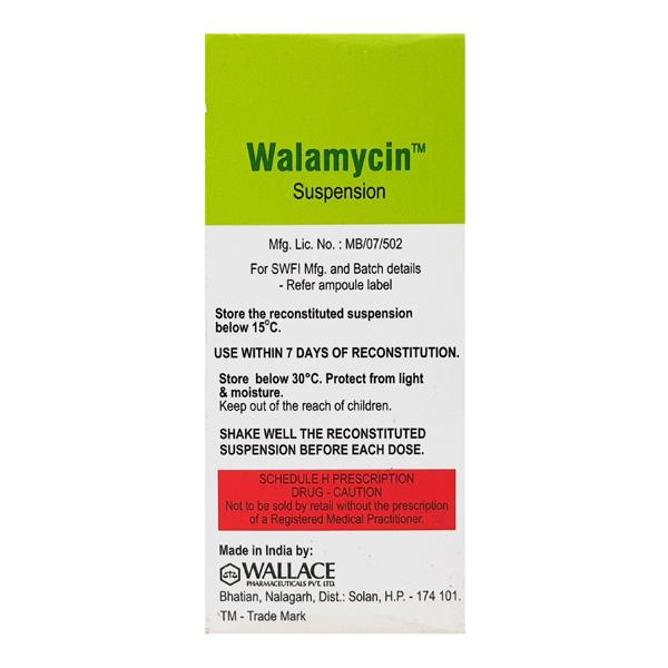 Walamycin Suspension 30ml - Bacterial Infections-OAB