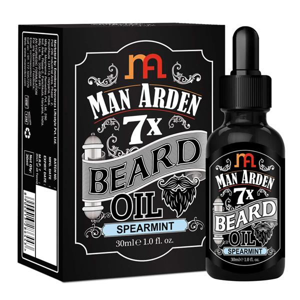 Netmeds | Man Arden 7X Beard Oil - Spearmint 30 ml