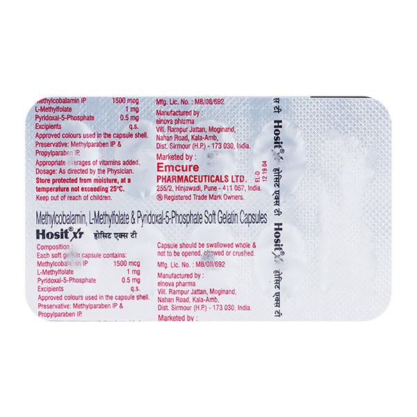 Hosit XT Capsule 10'S - Supplements-Vam