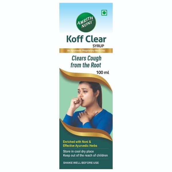Amrith Noni Koff Clear Syrup 100 ml - Cough & Cold (Ayush)