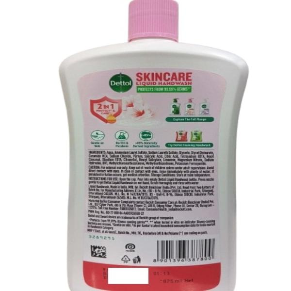 Dettol Skincare Liquid Hand Wash 875 ml - Hand Wash & Soaps