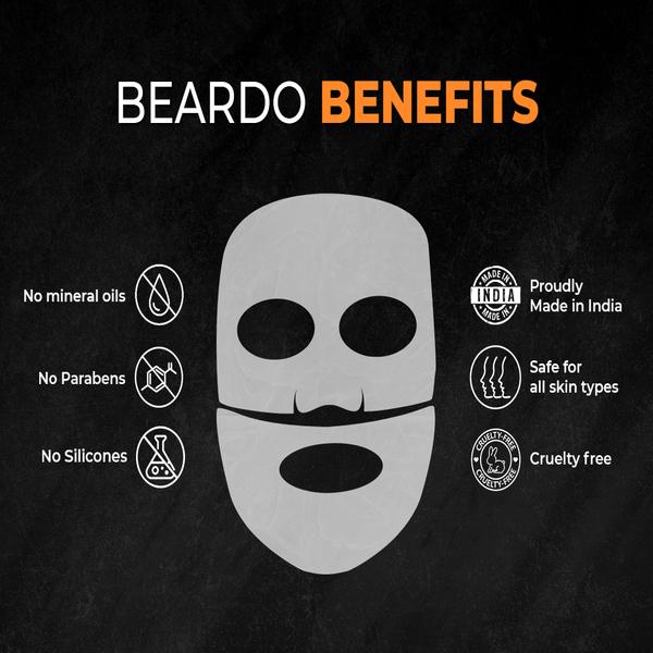 Beardo Vitamin C Sheet Face Mask - Night Shot 20 gm - Masks & Peels