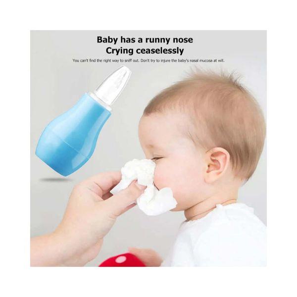 Beebaby Nose Cleaner with Silicone Nozzle Blue, 3 Months+ 1's - Baby Skin Care