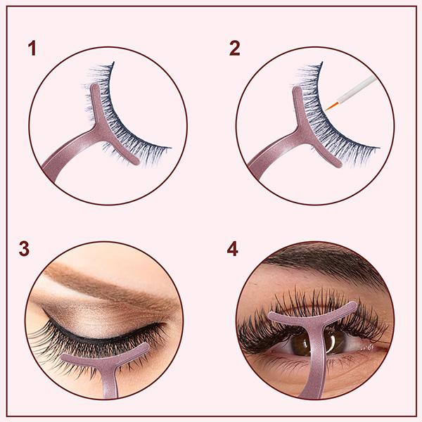 Bronson Professional Eyelash Curler Extension Applicator Remover Clip False Eyelashes Tweezer Nipper 1's - Eyelashes