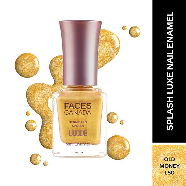 Netmeds | Faces Canada Ultime Pro Splash Luxe Nail Enamel - Old Money (L50) 12 ml