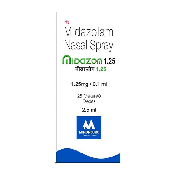 Netmeds | MIDAZOM 25 MD 1.25 Nasal Spray 2.5ml