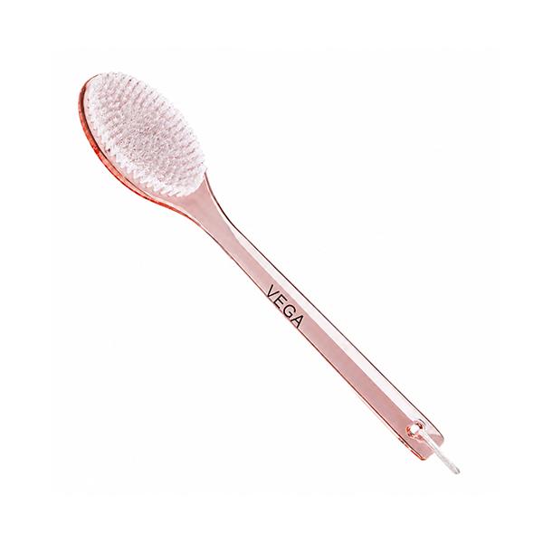 Netmeds | Vega Bath Body Brush With Long Handle For Men & Women, Exfoliating Brush For Deep Cleansing (Ba-1/3)