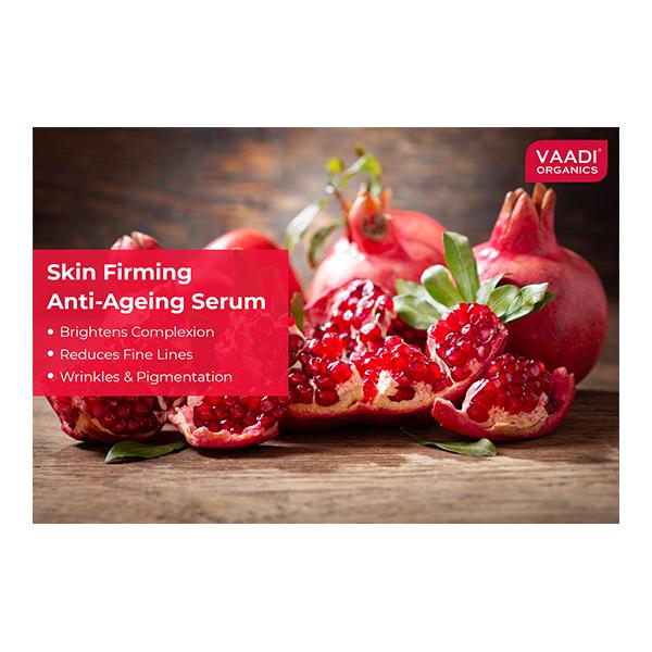 Vaadi Herbals 100% Pure Essential Oil - Anti-Ageing Serum with Pomegranate Oil 10 ml - Essential Oils