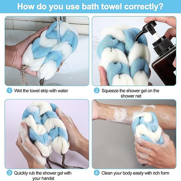 Bronson Professional Loofah Belt Back Scrubber for Bathing 1's - Loofahs & Sponges